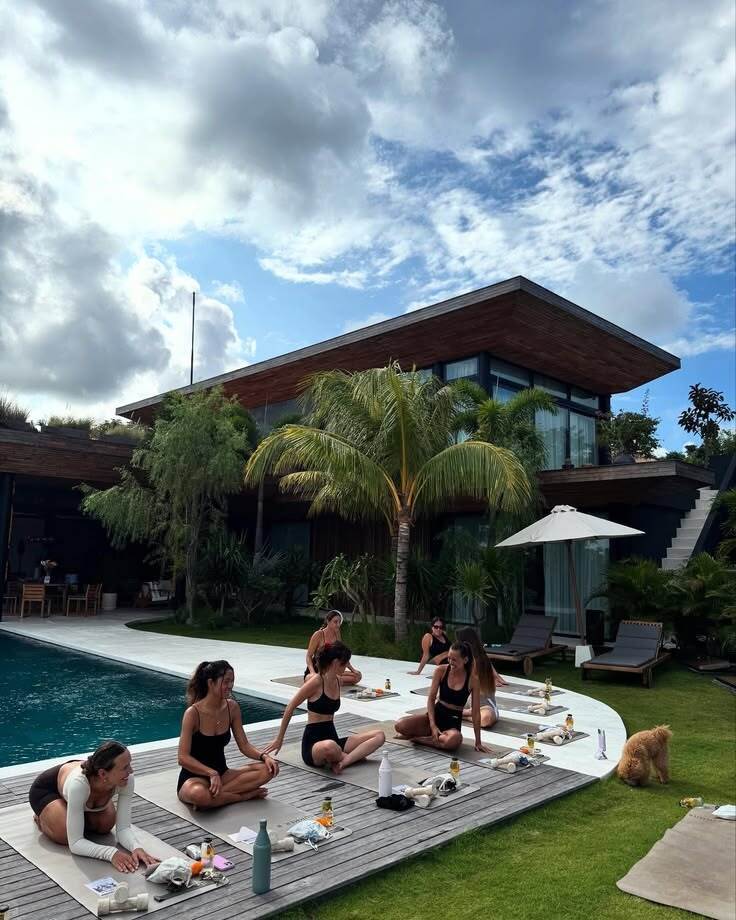 Poolside Pilates